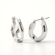 Cool Style Personalized Glossy Metal Punk Earrings